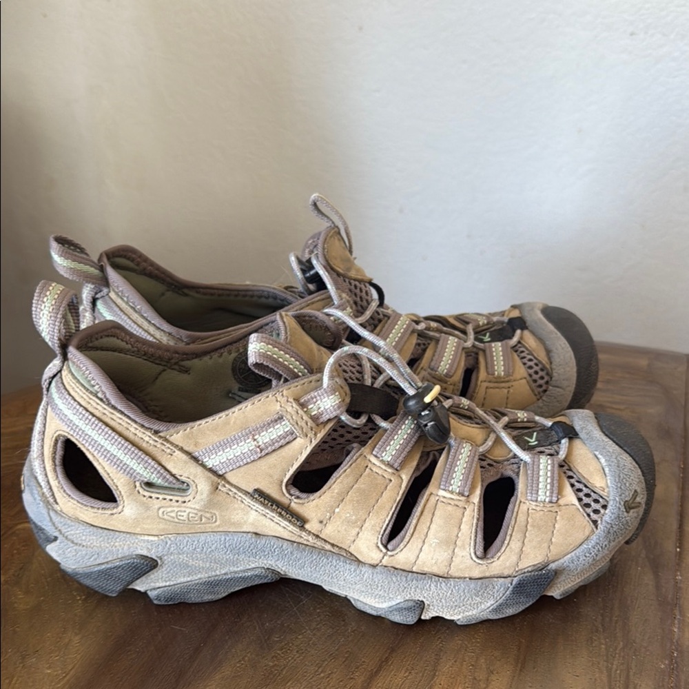 Keen Tan and Gray Hiking Sandals